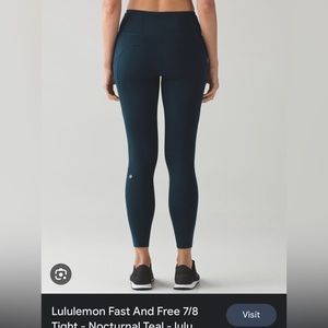 Nocturnal Teal Fast & Free 7/8